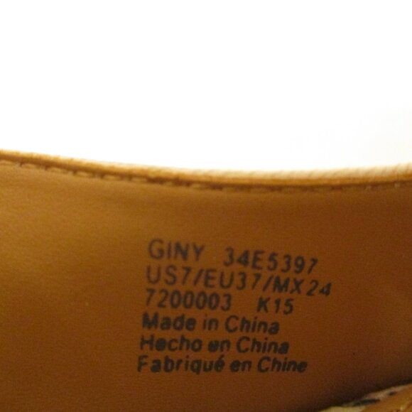 Calvin Klein Ginny Woman Size 7 Gray White Black Business High Heel Shoes - Picture 13 of 13